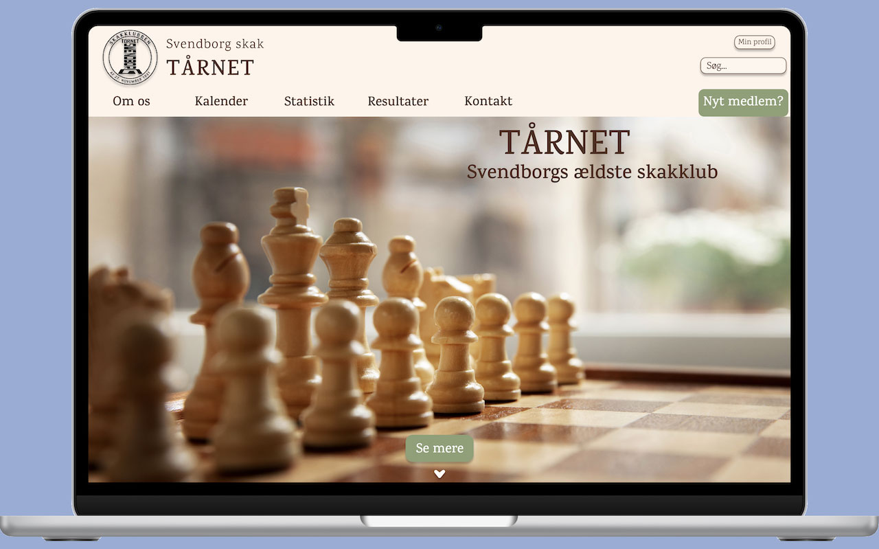 re-design af hjemmeside